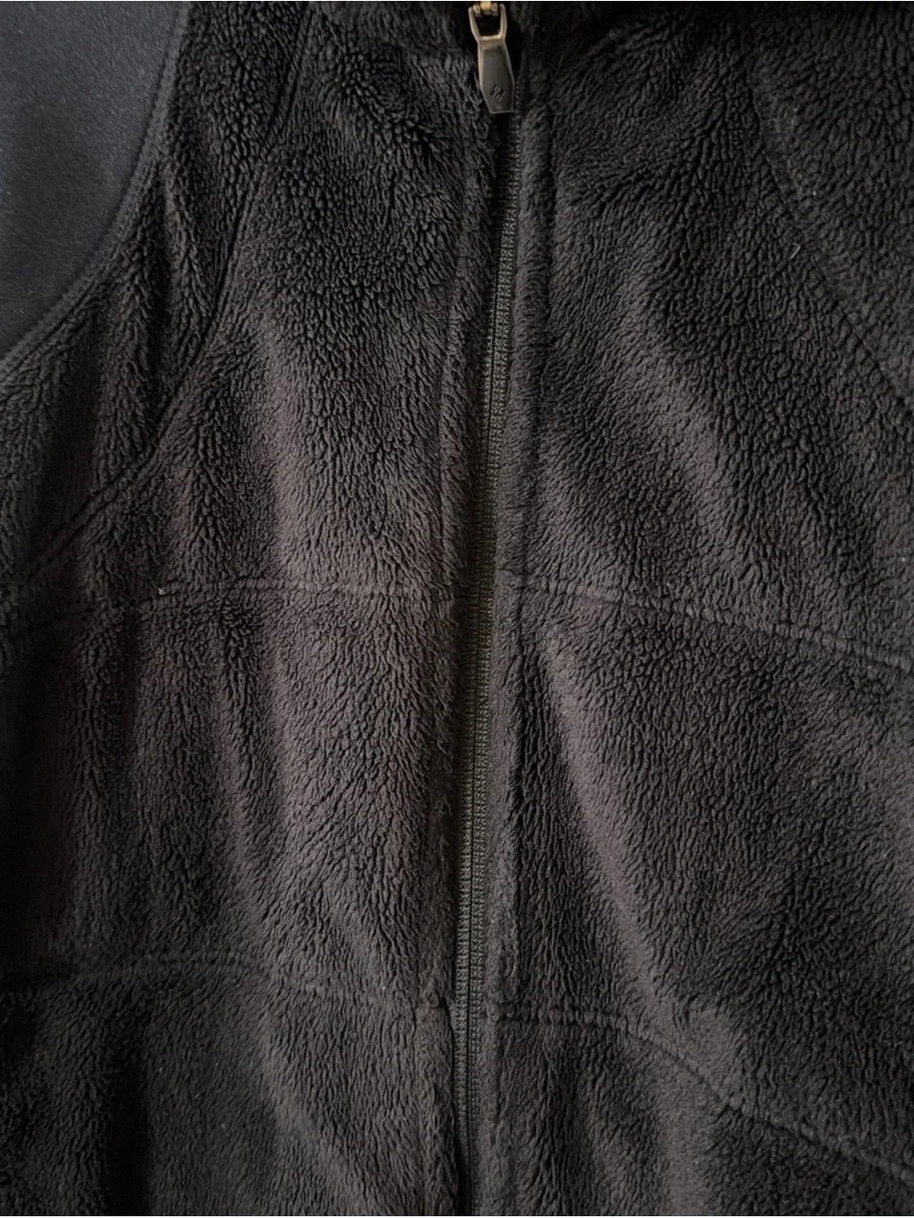 Colombia Black Omni Heat Polar Fleece Women’s Jacket Full Zip Pockets Size XL